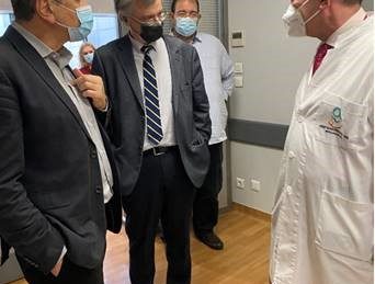 ΕΠΙΣΚΕΨΗ ΚΑΘ. ΤΣΙΟΔΡΑ ΣΤΗ ΡΕΑ ΚΑΤΑ ΤΟΝ ΕΜΒΟΛΙΑΣΜΟ ΤΟΥ ΠΡΟΣΩΠΙΚΟΥ